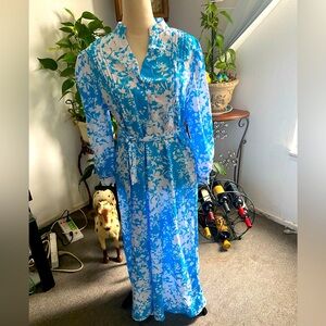 New Maxi Dress with detached belt size L/XL